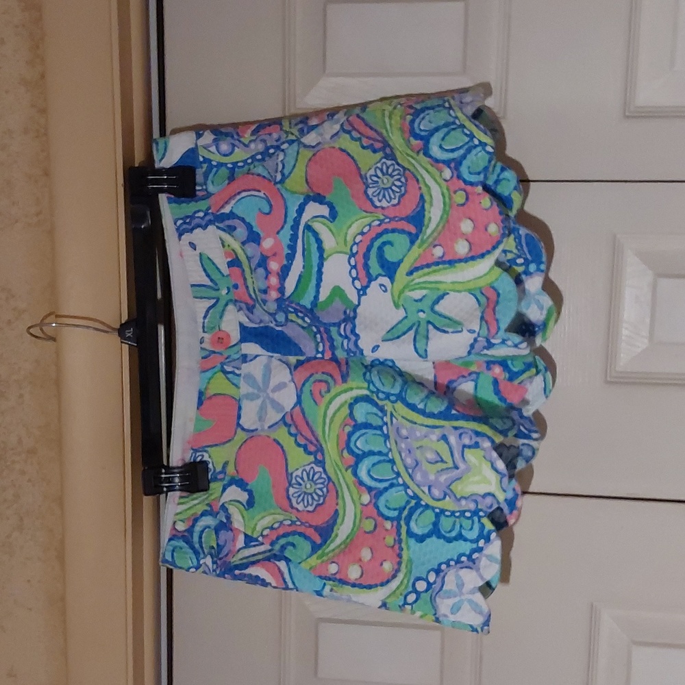LILLY PULITZER BUTTERCUP SHORTS SIZE 0